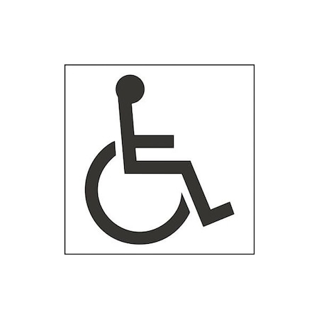 Accuform Engraved Plastic, 3 in x 3 in, Self-adhesive foam tape or use Door & Wall Plate Holders PSG315WT